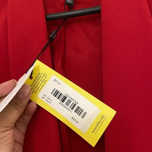 KAREN MILLEN RED BLAZER - Picture 3 of 3